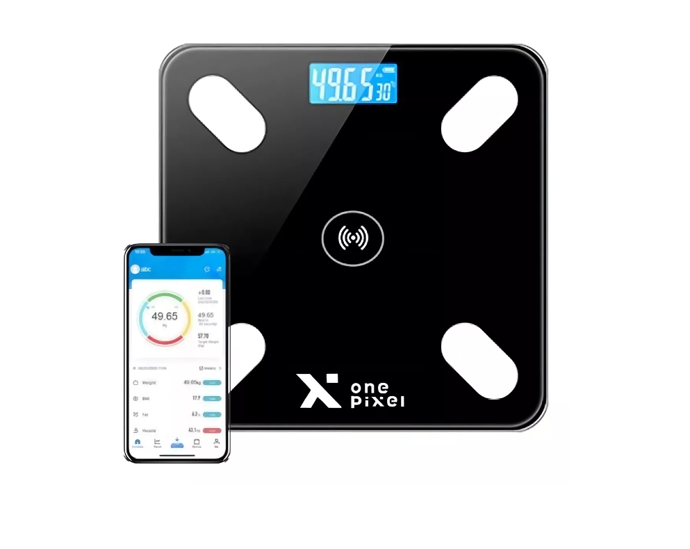 bascula bluetooth en vidrio digital